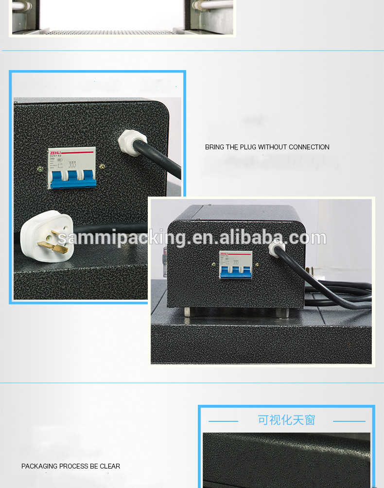 Newest BS-4030 thermal shrinkage packaging machine shrink film packaging machine